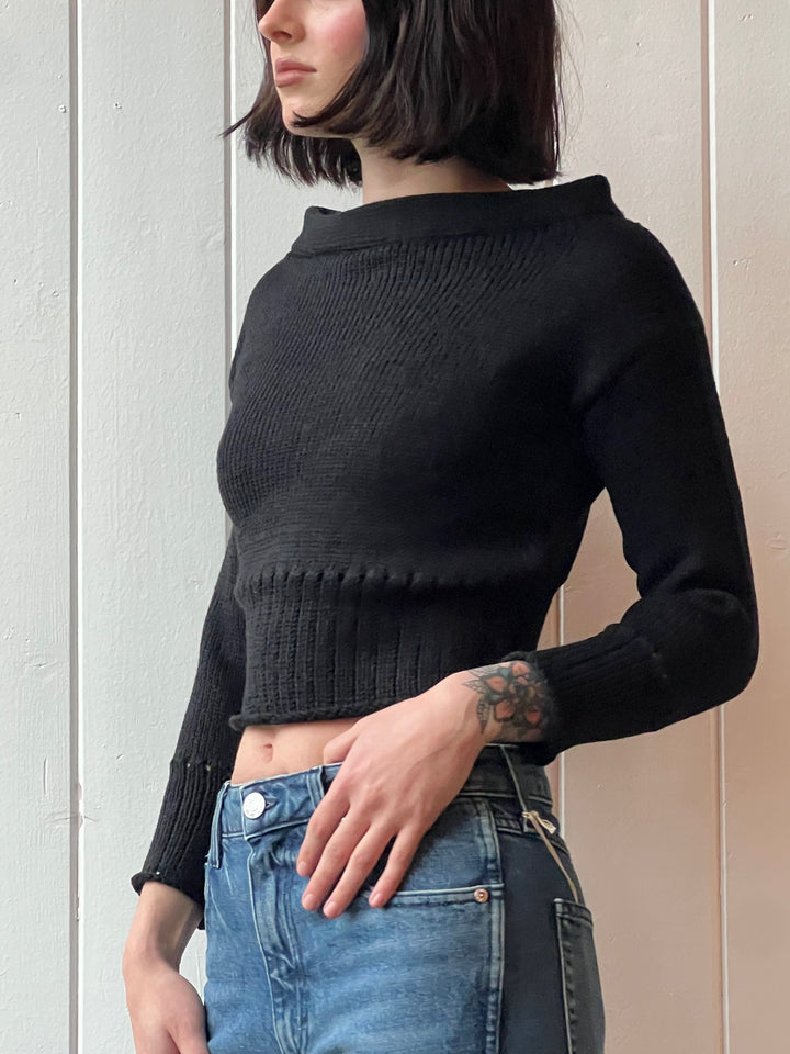 souchi Billy Crop Sweater