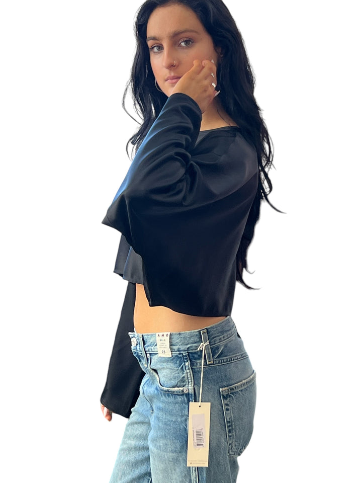 Nonchalant Label Elena Crop Blouse