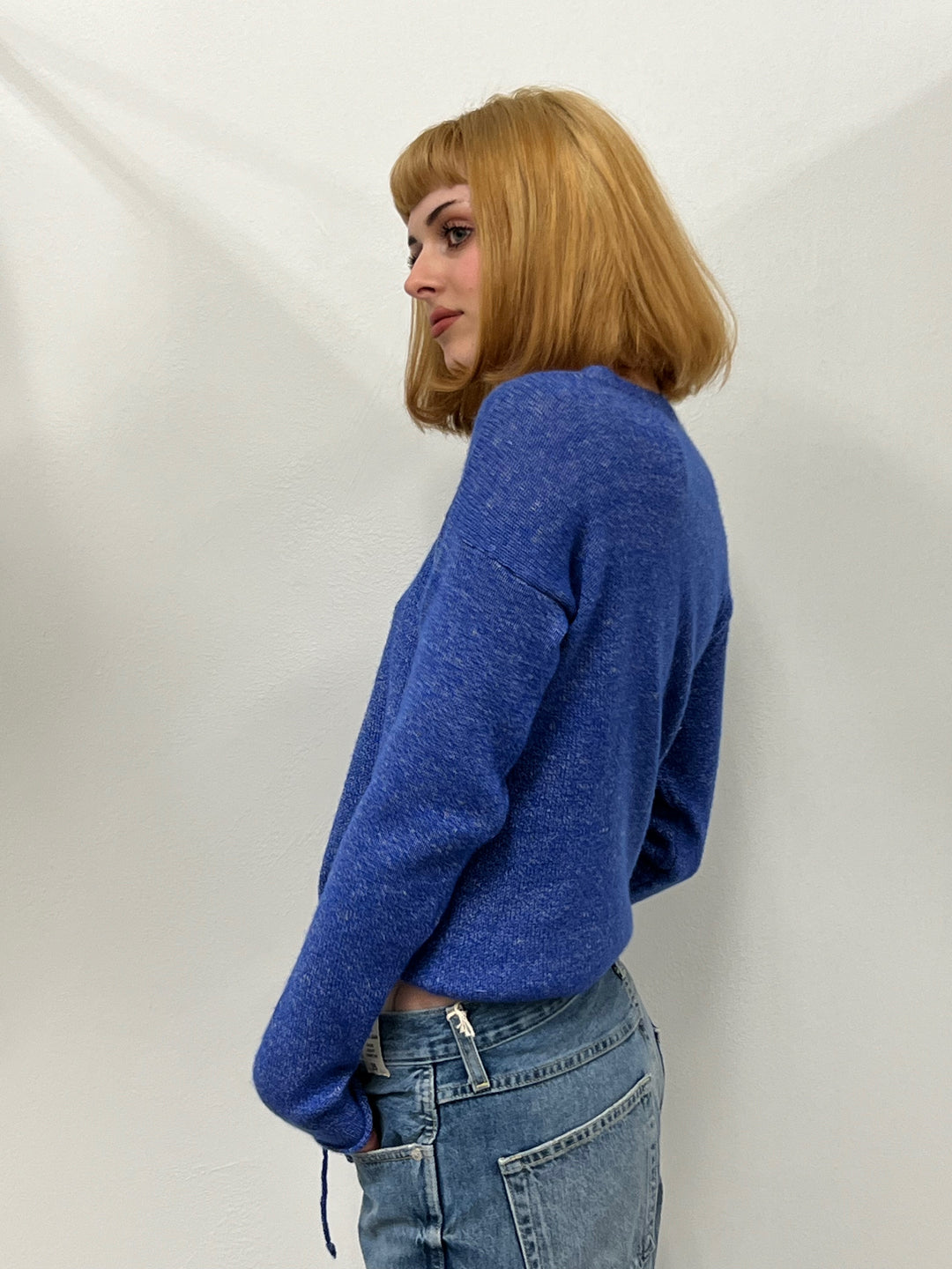 souchi Loose Renee Sweater (Linen/Cashmere)