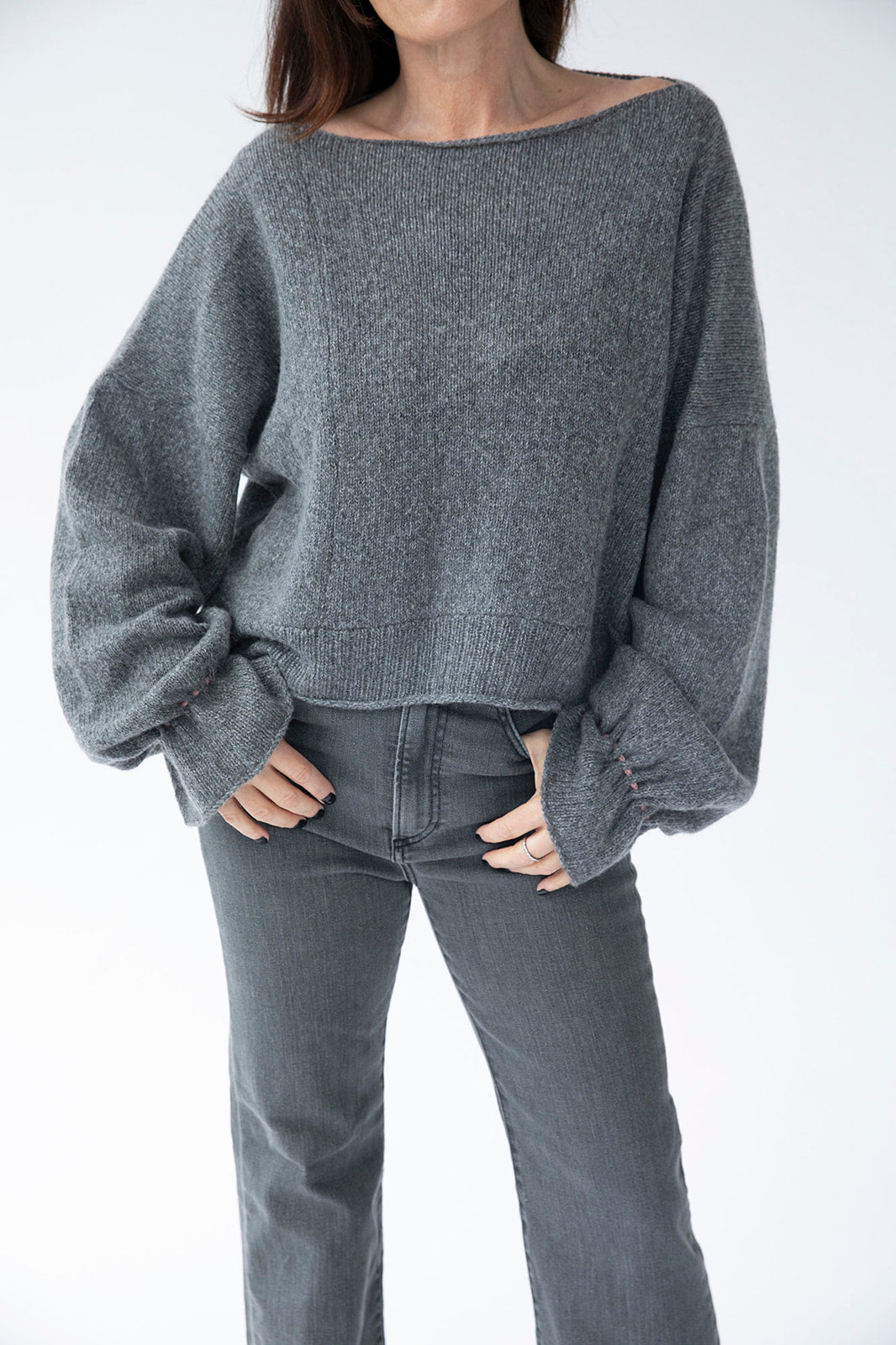 Souchi Stretch Cashmere Pullover Sweater