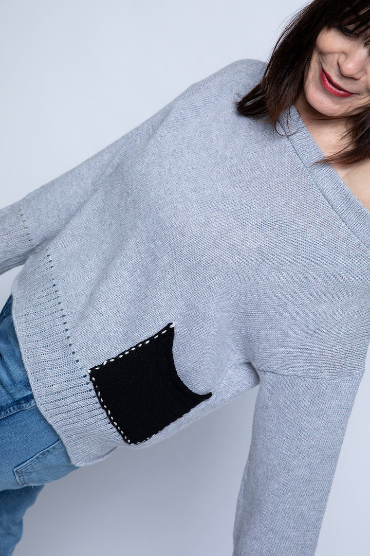souchi Pocket Sharon Sweater