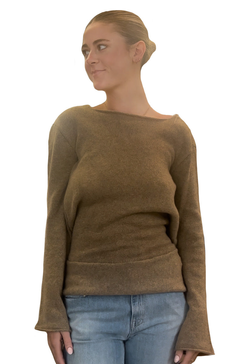 souchi Nadya Backless Sweater